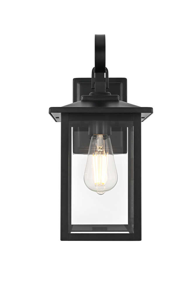 Wall sconce W7&#34; E8&#34; H15&#34; L1 Black (1Box)
