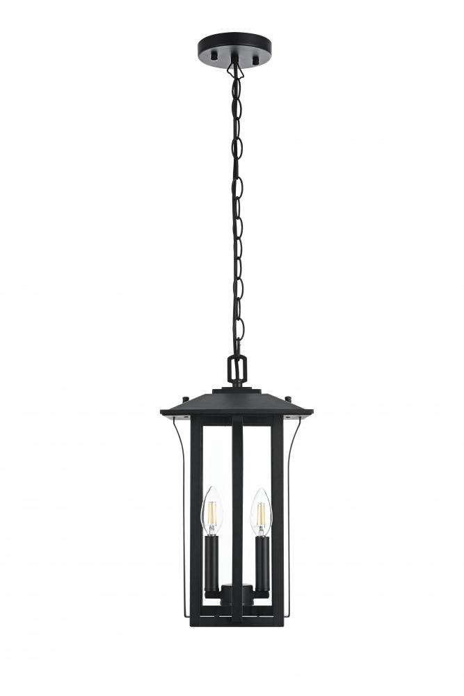Outdoor Hanging L9&#34; W9&#34; H16.5&#34; L2 Black