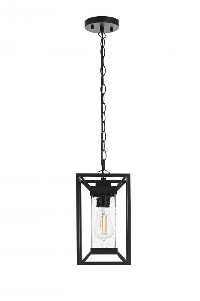 Outdoor Hanging L6.5&#34; W6.5&#34; H12.5&#34; L1 Black