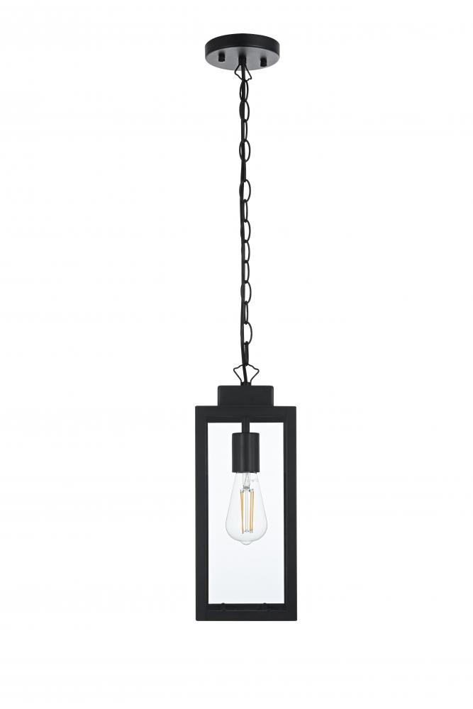 Outdoor Hanging L6&#34; W6&#34; H15&#34; L1 Black