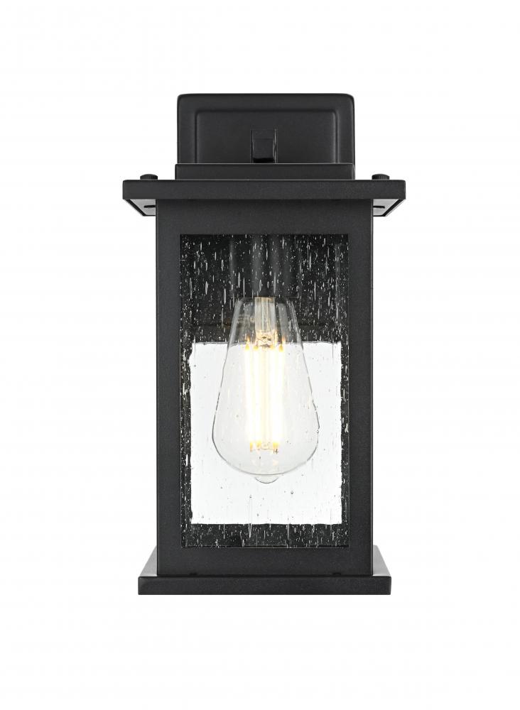 Wall sconce W6&#34; H12&#34; E7&#34; L1 Black