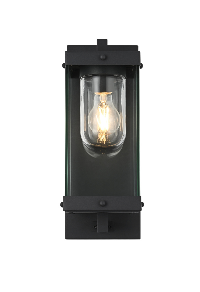 Wall Sconce W5.9&#34; E7.6&#34; H15.4&#34; Black