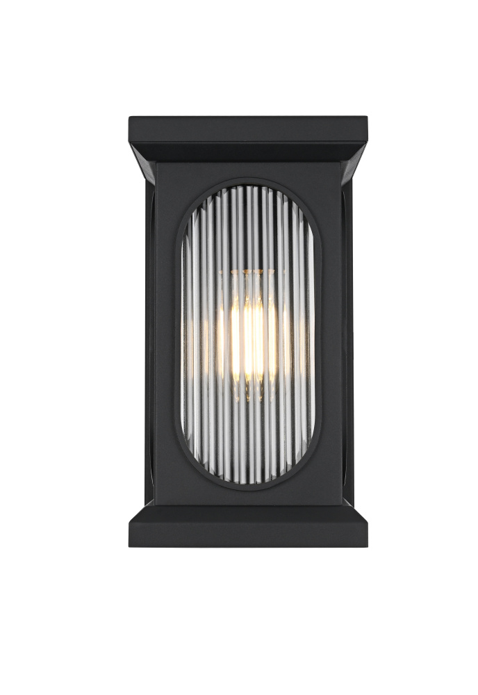Wall Sconce W7.5&#34; E8.5&#34; H13.5&#34; Black
