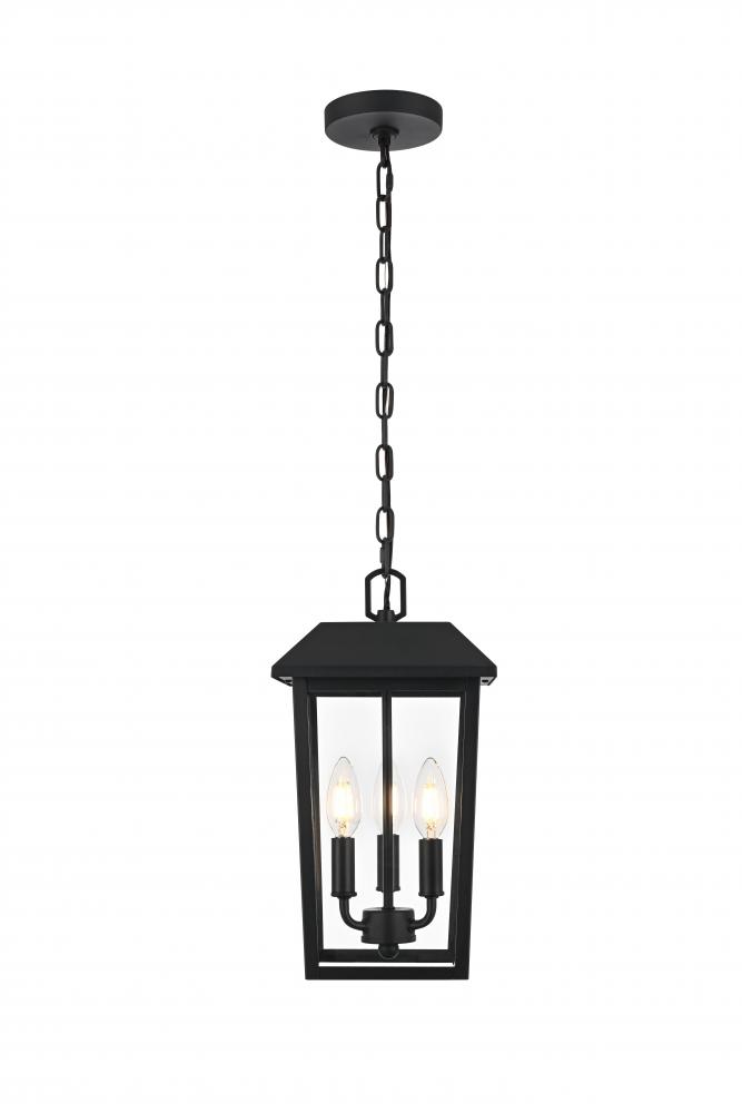Outdoor Hanging W8&#34;D8&#34;H14.7&#34; Black