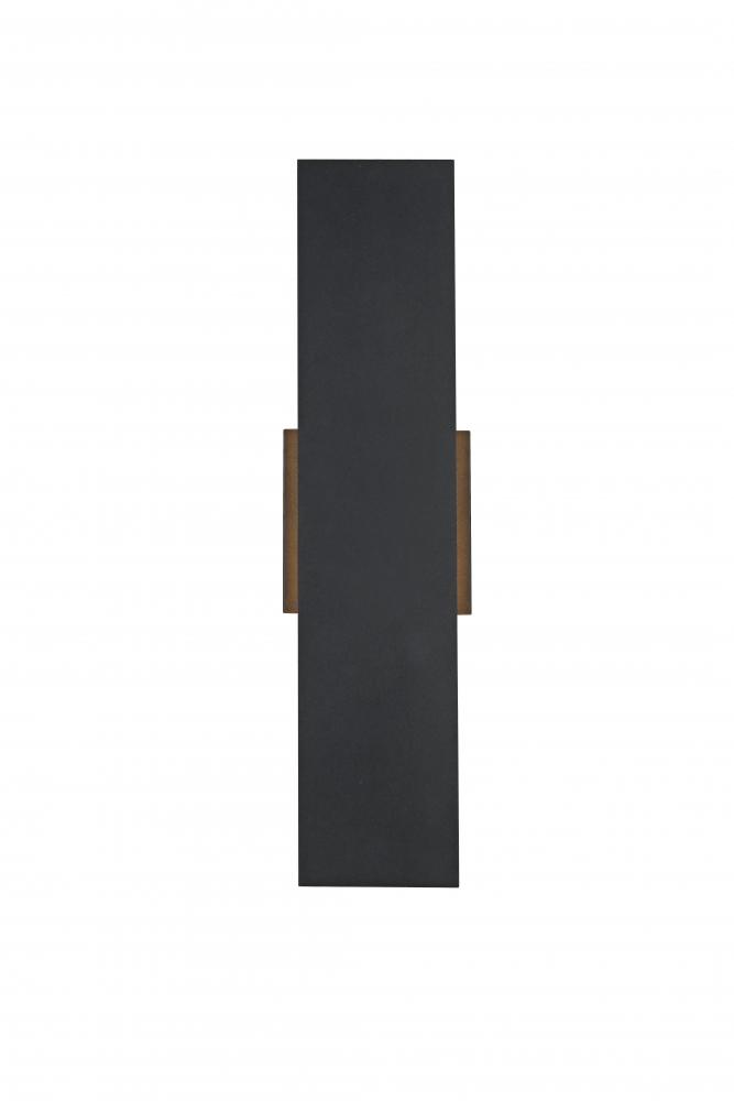 Wall Sconse W4.7&#34;D2.4&#34;H18&#34; Black
