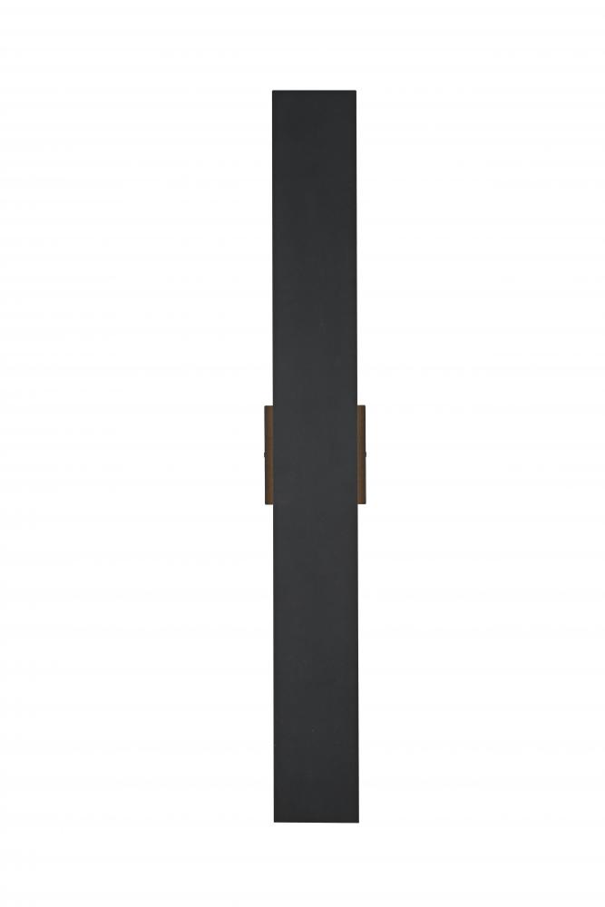 Wall Sconse W4.7&#34;D2.4&#34;H34&#34; Black