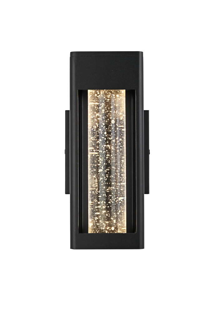 Amaris 10 inch LED Outdoor Wall sconce in Black