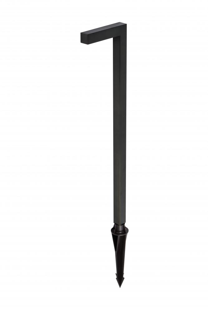 P807 DB Path light 5.25&#34;x21.87&#34; flat clear glass with 3&#39; SPT1W-18 black wire