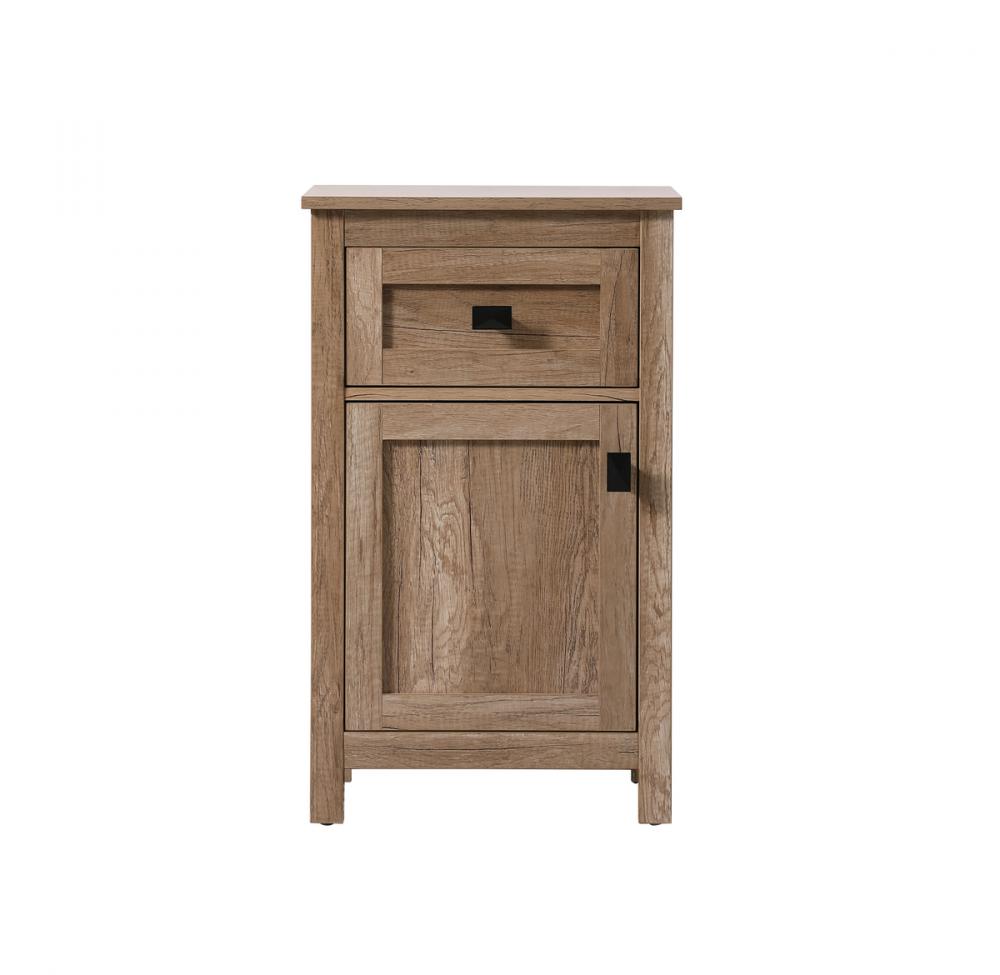 Bath Storage Cabinet 1dr1dw 18Wx13Dx30H natural oak