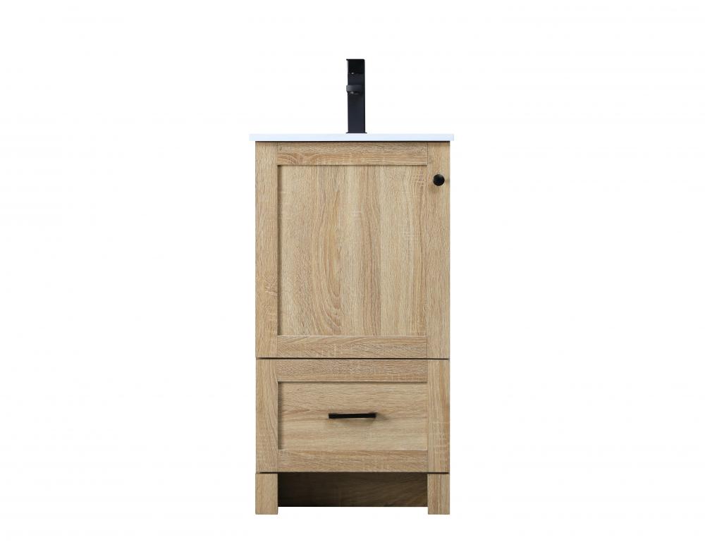 Vanity Cabinet 18&#34;x19&#34;x34&#34; Mango Wood