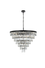 Elegant 1060D32BK - Pendant D32"H24"L25 Black