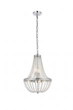 Elegant 1113D14C - Valeria 14 inch pendant in chrome