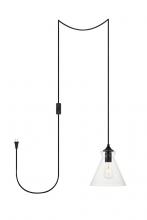 Elegant LDPG2244BK - DESTRY Hang D7.9"H9.4"L1 with plug BK