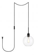 Elegant LDPG6204BK - HANG D8"H14"L1 with plug BK