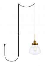 Elegant LDPG6254BR - HANG D8"H14"L1 with plug BR