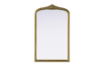Elegant MR7F2236AB - Naomi Vintage Resin Mirror 22x36 in Antique Brass