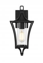 Elegant OD311W16BK - Wall sconce W7" H16" E8" L1 Black