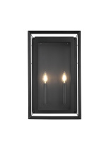 Elegant OD355W20BK - Wall sconce W12" E9" H19.5" L2 Black