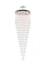 Elegant V2006G32C/RC - Galaxy 16 light Chrome Chandelier Clear Royal Cut Crystal