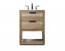 Elegant VF19224NT - Vanity Cabinet 1Dw 24x19x34 Natural Oak