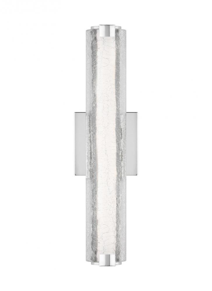 Cutler 18&#34; Crack Glass LED Sconce