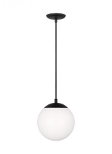 Visual Comfort & Co. Studio Collection 6018EN3-112 - Leo - Hanging Globe Small One Light Pendant with White Glass