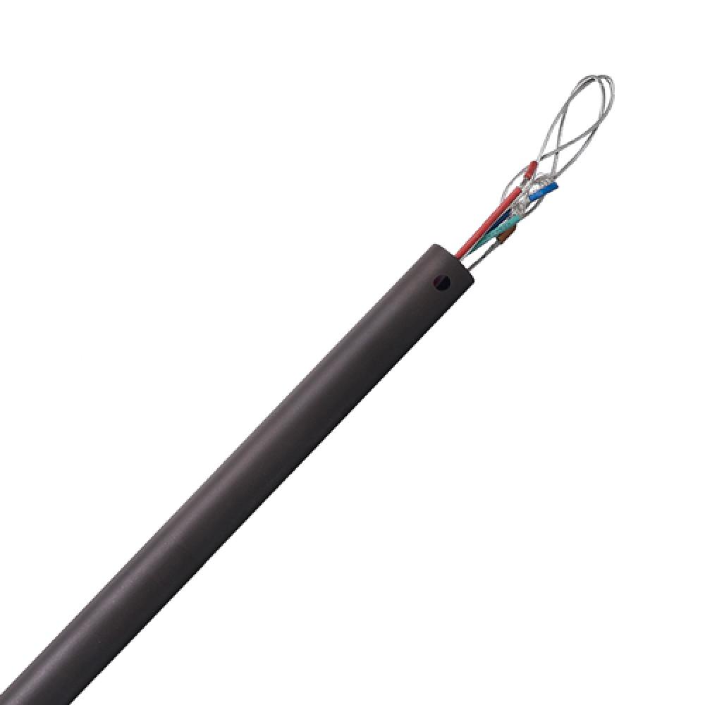 Downrod, 24 IN Oil Rubbed Bronze, C/W Wiring Harness