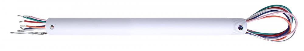 Replacement 12inch Downrod for AC Motor Fans, MWH Color, 1inch Diameter with Thread
