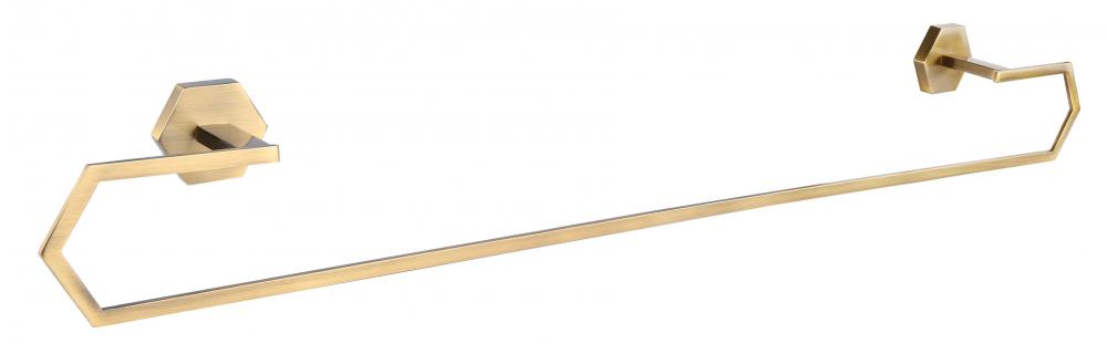 Bath Accessories, ATALEE, BA109A36GD, Towel Bar, 36&#34; W x 4.625&#34; H x 3&#34; D