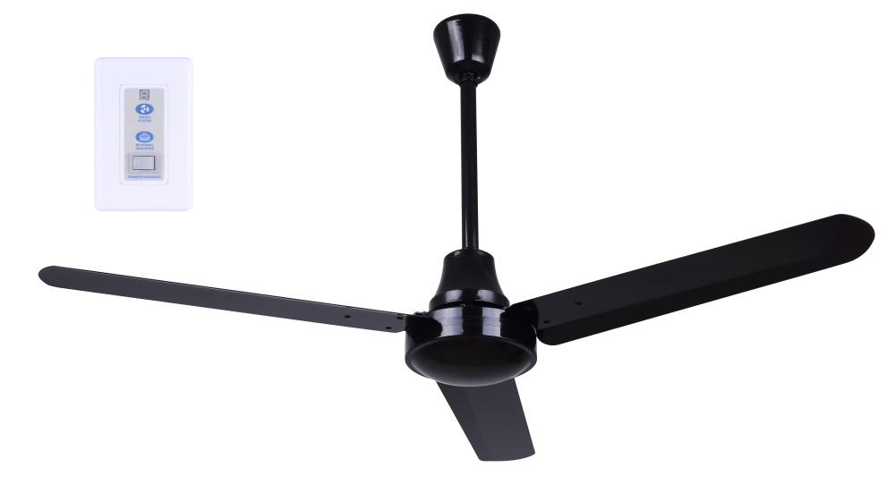 48&#34; Black High-Performance DC Industrial Fan