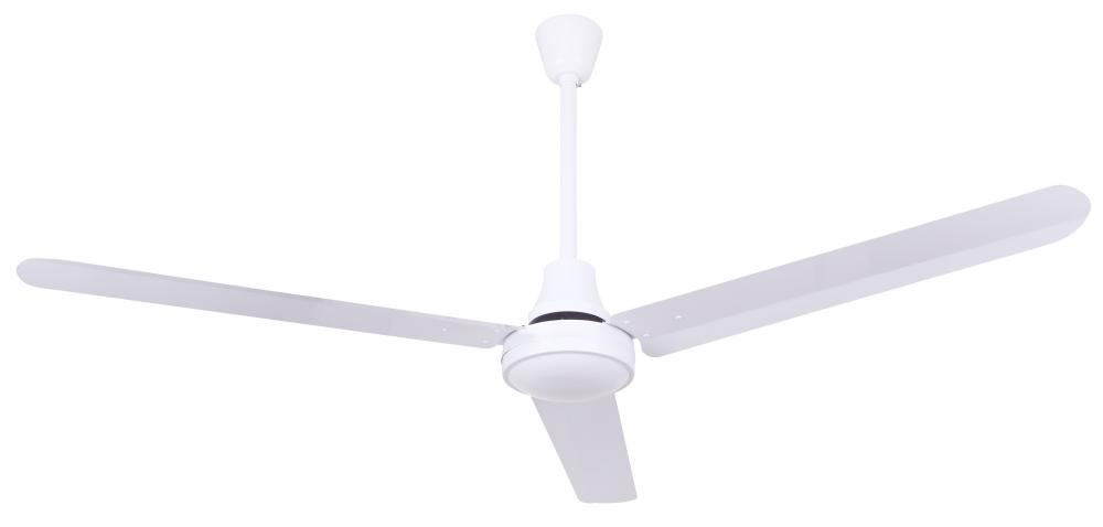 60&#34; White Weatherproof DC Industrial Fan