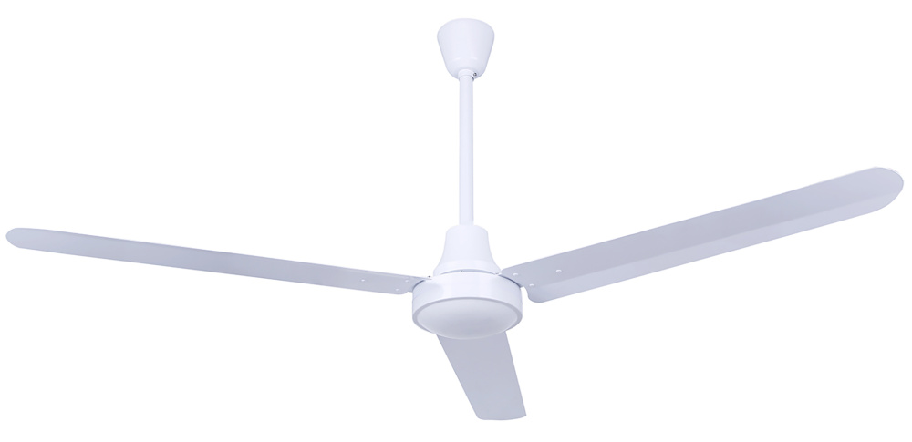 60&#34; White High-Performance DC Industrial Fan