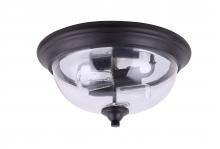 Canarm IFM587A14ORB-RG - IFM587A14ORB-RG, 2 Light Flush Mount, Bronze Finish