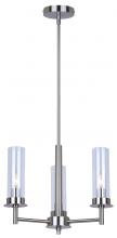 Canarm ICH1205A03BN - Benson 3 Light Rod Chandelier