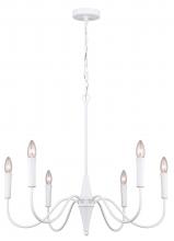 Canarm ICH1103A06WH - BRIELLE 6 Light Chandelier