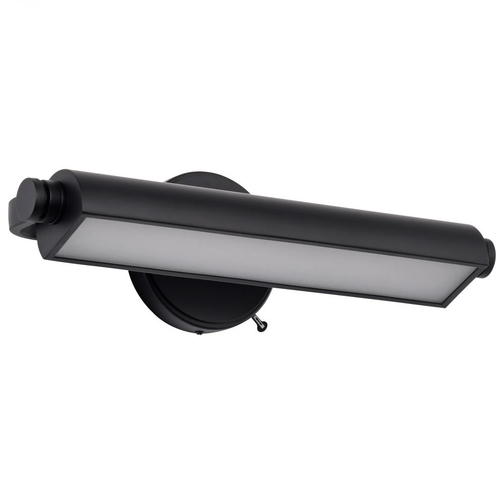 Auden; 18 Inch LED Vanity; 3 CCT Selectable; Black Finish; Acrylic Lens