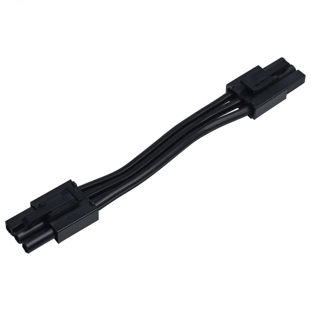 Under Cabinet Link Cable; 6-Inch; Black Finish