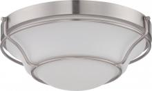 Nuvo 62/527 - Baker - LED Flush Fixture with Satin White Glass