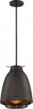 Nuvo 62/867 - Thrust - Large LED Pendant; Dark Bronze / Copper Accent Finish