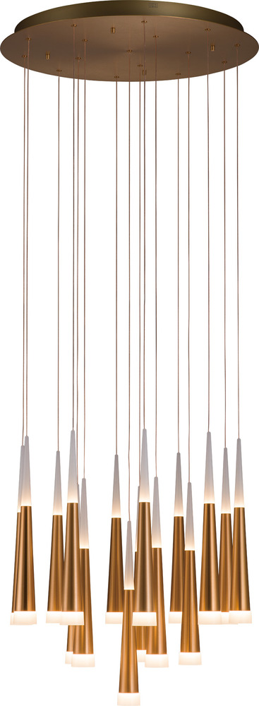 Meteor Round Chandelier, Multi-Tier Chandelier