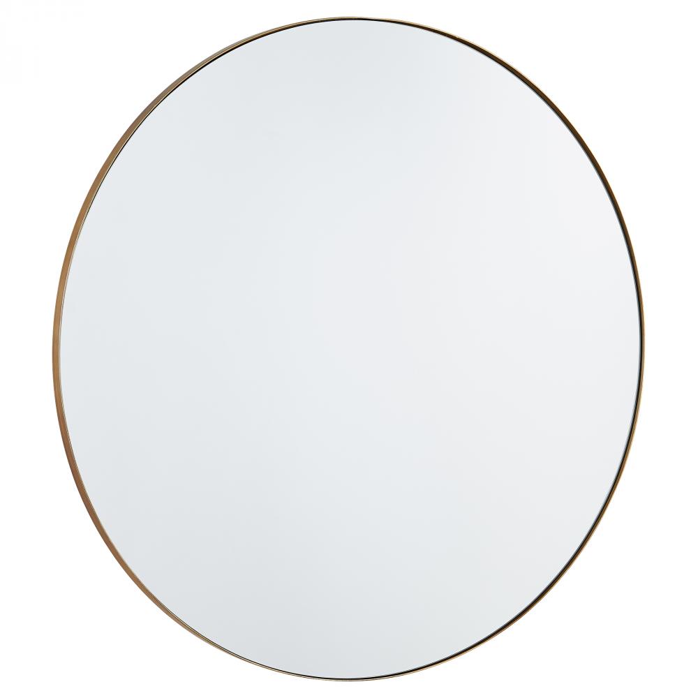 36&#34; ROUND MIRROR - GLD
