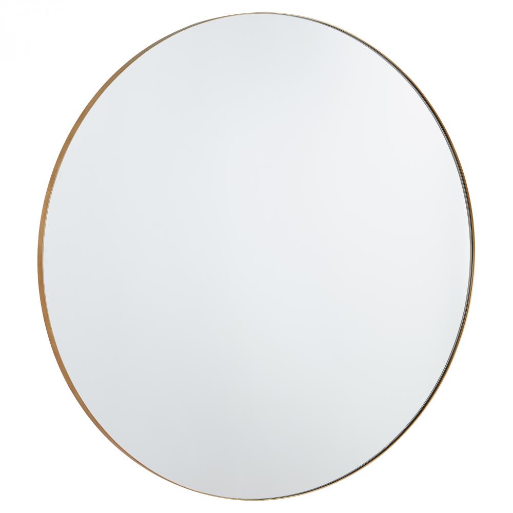 42&#34; ROUND MIRROR - GLD