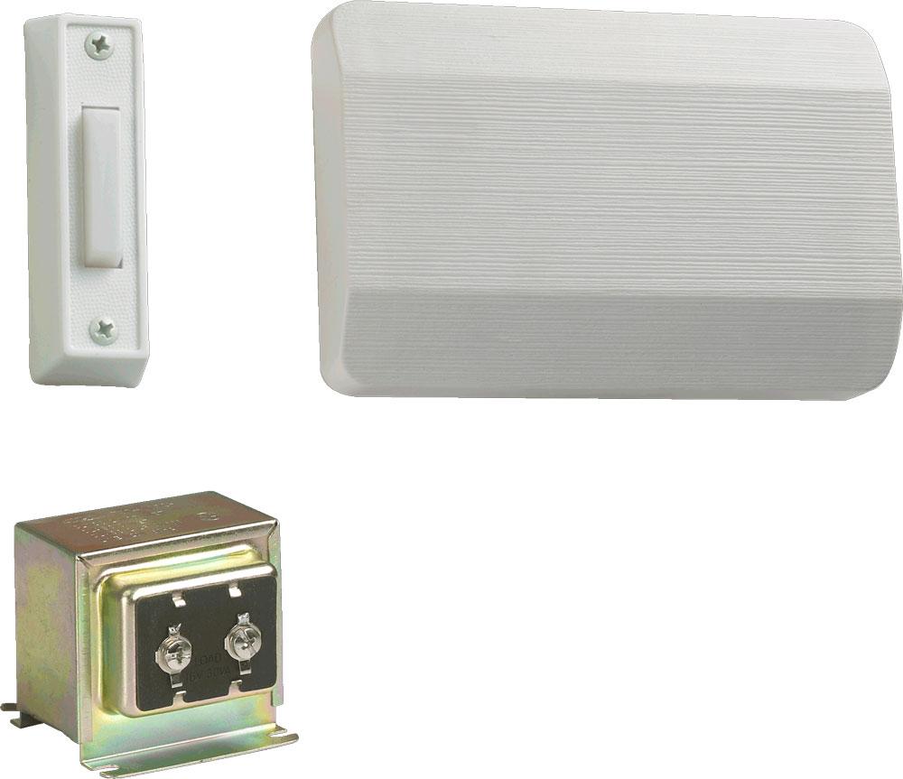 SINGLE ENTRY KIT/1BTN-WH