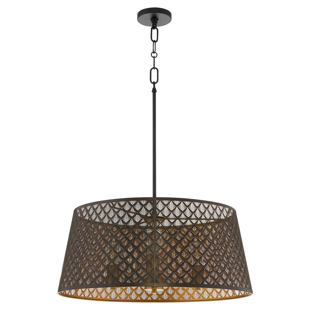 BENEDICT 24&#34; 3LT PENDANT - MB/AGB