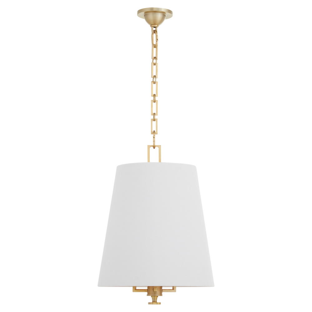 KARNES 15&#34; 3 LIGHT PENDANT - AGED BRASS