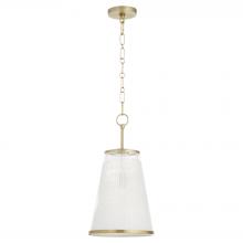 Quorum 8238-11-80 - Providence 11 inches Pendant, Aged Brass