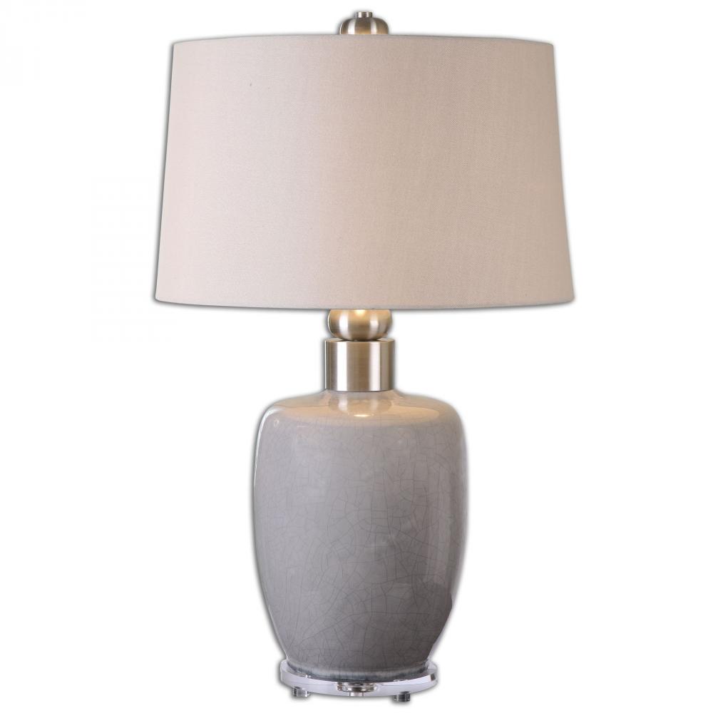 Uttermost Ovidius Gray Glaze Lamp