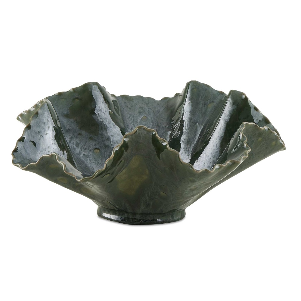 Uttermost Verdant Bloom Emerald Outdoor Bowl