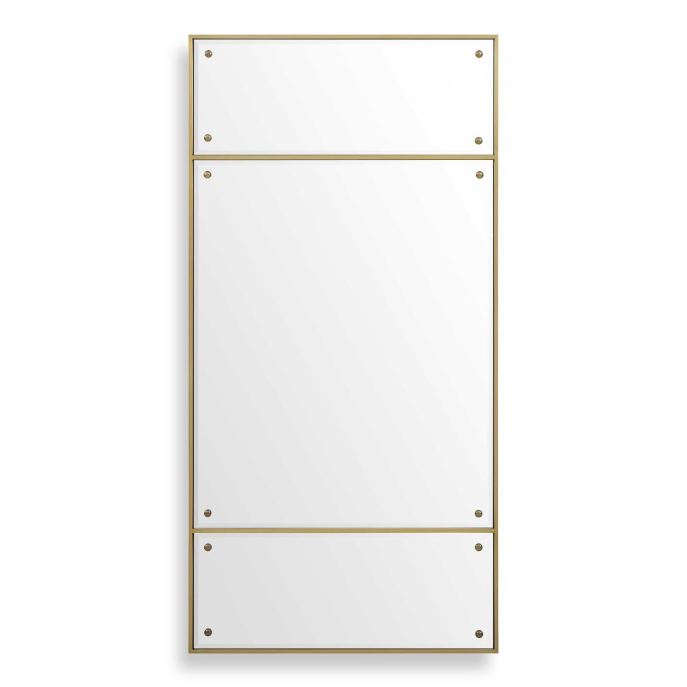 Uttermost Wrenton Brass Rectangular Mirror