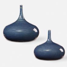 Uttermost 18988 - Uttermost Zayan Blue Vases Set/2